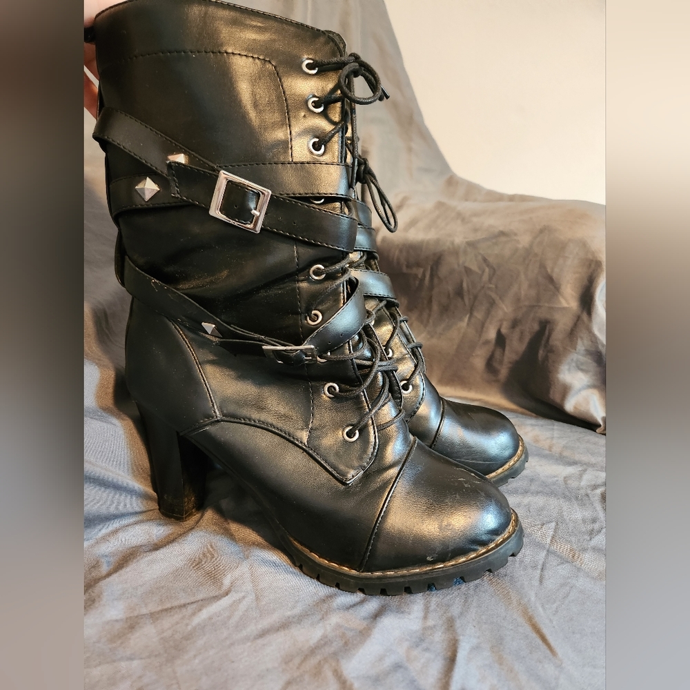Punk Studded Boots